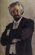 Ilia Efimovich Repin Virginie portrait than Sokolovic oil painting on canvas